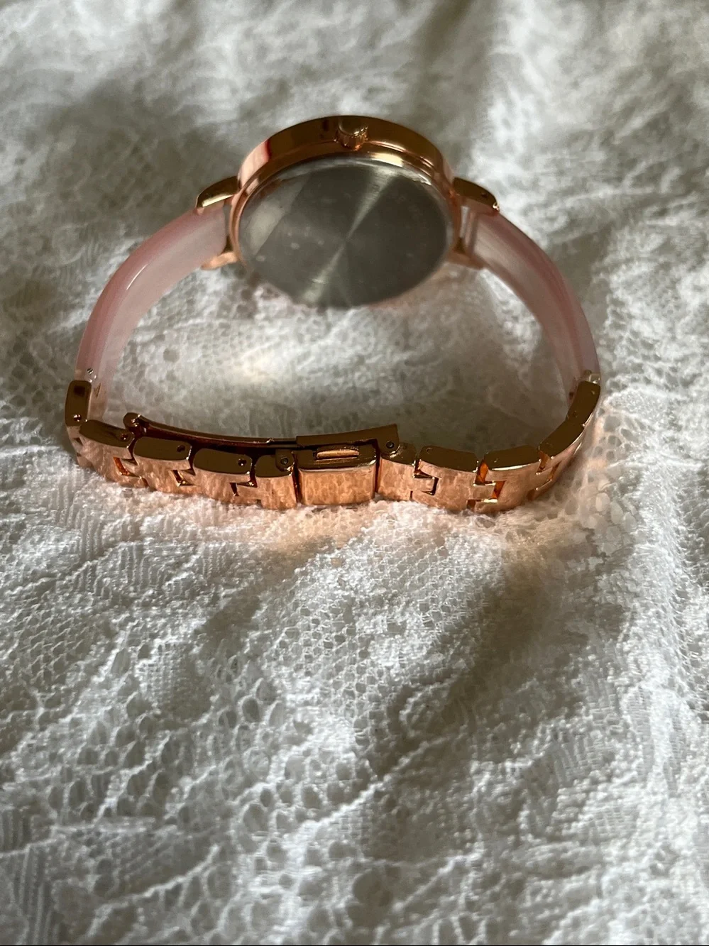 Rose Gold and Pink Women's Bracelet Watch